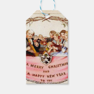 Viktorianisches Weihnachten Geschenkanhänger