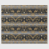 Viktorianisches Weihnachteneleganter Shangles Geschenkpapier (Flach)