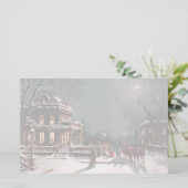 Viktorianisches Weihnachts-Party Briefpapier (Stehend Vorderseite)