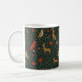 Viktorianisches Weihnachts-Tier & Botanik  Kaffeetasse (Links)