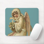 Viktorianisches Weihnachtsengels-Mädchen Mousepad (Mit Mouse)