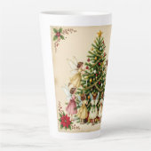 Viktorianisches Weihnachtsfeen-Treffen Milchtasse (Vorderseite)