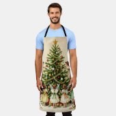 Viktorianisches Weihnachtsfeen-Treffen Schürze (Getragen)