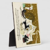 Viktorianisches Weihnachtsfest Fotoplatte (Seite)