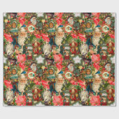 Viktorianisches Weihnachtsfest Geschenkpapier (Flach)