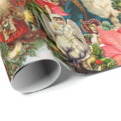 Viktorianisches Weihnachtsfest Geschenkpapier (Rolleneckpunkt)