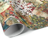 Viktorianisches Weihnachtsfest Geschenkpapier (Rolleneckpunkt)