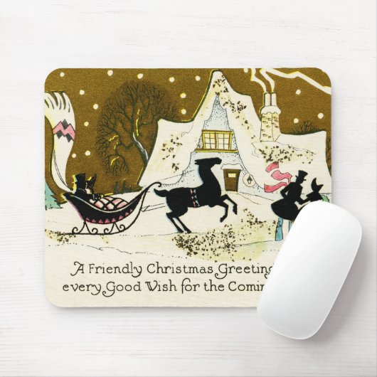 Viktorianisches Weihnachtsfest Mousepad (Mit Mouse)