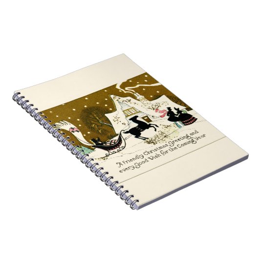 Viktorianisches Weihnachtsfest Notizblock (Rechte Seite)