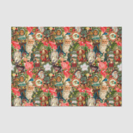 Viktorianisches Weihnachtsfest Seidenpapier