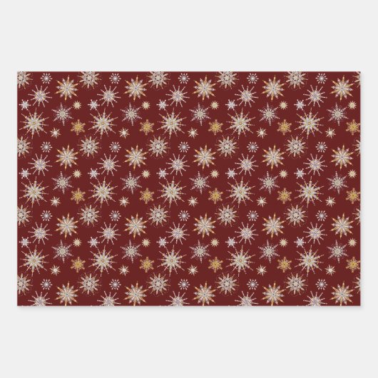 Viktorianisches Weihnachtsgeschenk Geschenkpapier Set (Vorderseite 2)