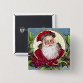 Viktorianisches Weihnachtsknopf-Button Button (Vorne & Hinten)