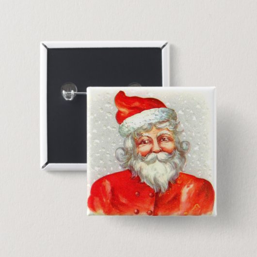 Viktorianisches Weihnachtsknopf-Button Button (Vorne & Hinten)