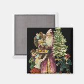 Viktorianisches Weihnachtsmagnet für Kleine Gesche Magnet (Vorderseite/Rückseite)