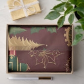 viktorianisches Weihnachtspapier Seidenpapier (Geschenk)