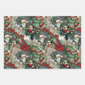 Viktorianisches Weihnachtsportrait Geschenkpapier Set (Vorderseite 3)