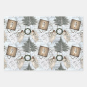 Viktorianisches WeihnachtsTrio Geschenkpapier Set (Vorderseite 3)