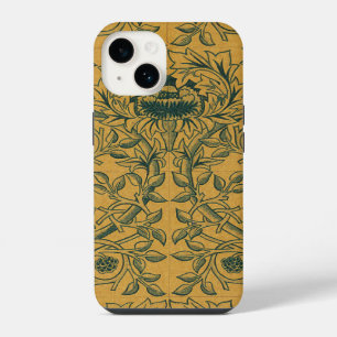 Viktorianisches William-Morris-Blumen-Textilmuster iPhone Hülle