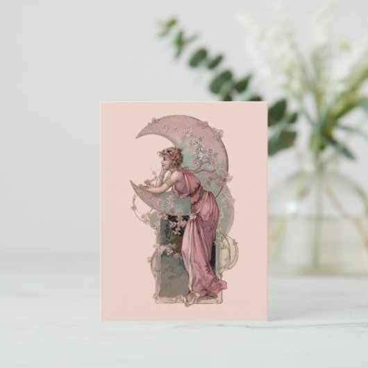 Viktorianisches Zeitalter Jugendstil Frauen und Ha Postkarte (Stehend Vorderseite)