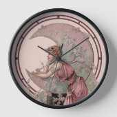 Viktorianisches Zeitalter Jugendstil Frauen und Ha Uhr (Vorderseite)