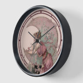 Viktorianisches Zeitalter Jugendstil Frauen und Ha Uhr (Winkel)