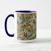 Viktorianisches Zeitalter Jugendstil-Leuchte Blume Tasse (Links)