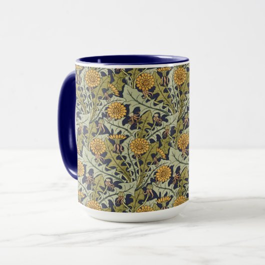 Viktorianisches Zeitalter Jugendstil-Leuchte Blume Tasse (Vorderseite Links)