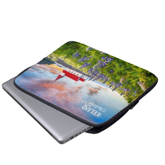 Vikurkirkja, Island Laptopschutzhülle (Vorne Knopf)