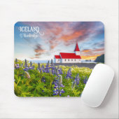 Vikurkirkja, Island Mousepad (Mit Mouse)