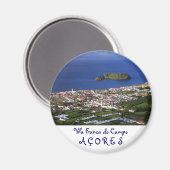 Vila Franca do Campo Magnet (Vorderseite/Rückseite)