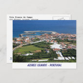 Vila Franca do Campo Postkarte (Vorne/Hinten)