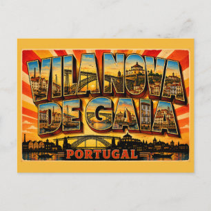 Vila Nova de Gaia Portugal Uferpromenade Postkarte