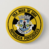 Vila Nova de Gaia RundEmblem Button (Vorderseite)