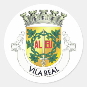 Vila Real, Portugal Runder Aufkleber