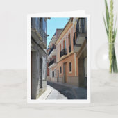 Vilamarxant Street Portrait, Valencia, Spanisch Karte (Vorderseite)