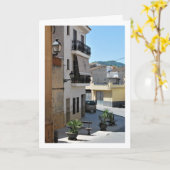 Vilamarxant, Valencianisches Portrait, Spanien, Sp Karte (Gelbe Blume)