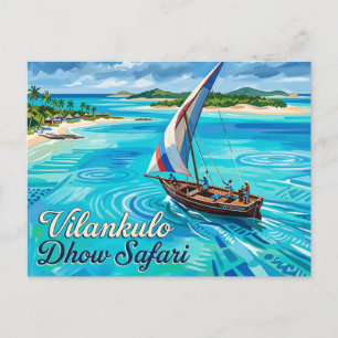 Vilankulo Dhow Safari Mosambik Postkarte