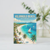 Vilankulo-Strand Mosambik Postkarte (Stehend Vorderseite)