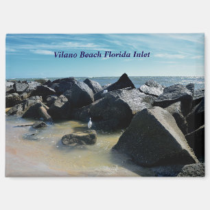 Vilano Beach, Florida Bucht Magnet