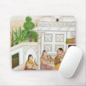 Vilaval Ragini: Frau an ihrer Toilette Mousepad (Mit Mouse)