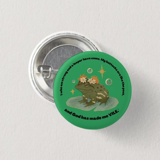 Vile Frog Button (Vorne & Hinten)