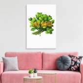 Vile Weed - Bold Funny Cilantro Leinwanddruck (Insitu (Wohnzimmer))