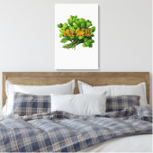 Vile Weed - Bold Funny Cilantro Leinwanddruck (Insitu (Schlafzimmer))