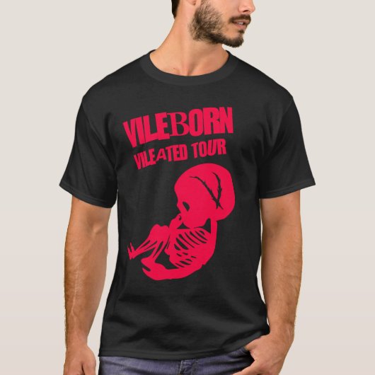 Vileated Ausflug-Shirt SCHWARZES T-Shirt (Vorderseite)