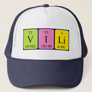 Vili Periodi-Tabellenname Truckerkappe