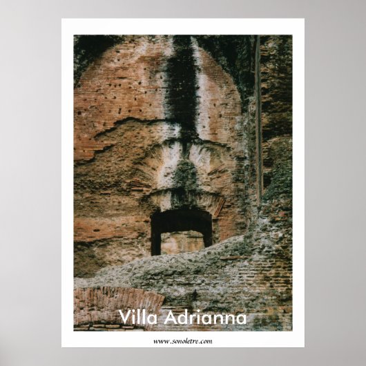 Villa Adrianna Ruins Poster (Vorne)
