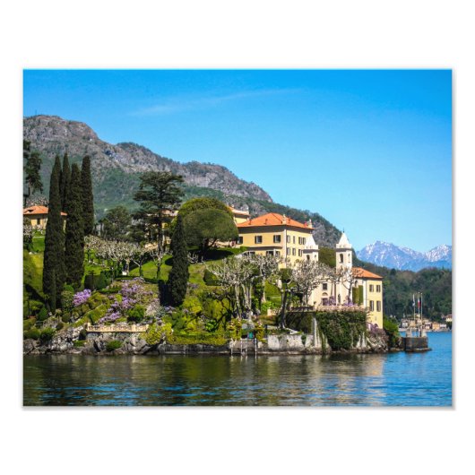 Villa am Comer See, Italien - Foto Print (Vorne)
