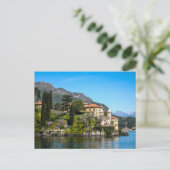 Villa am Comer See, Italien - Postcard Postkarte (Stehend Vorderseite)