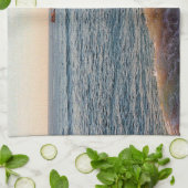 Villa am Felsen Geschirrtuch (Gefaltet)