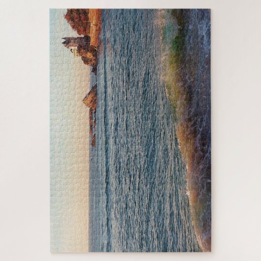 Villa am Felsen Puzzle (Vertikal)